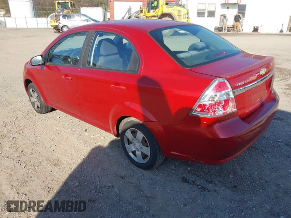 2010 Chevrolet Aveo 1LT with VIN KL1TD5DE5AB097407, listed as a IAAI auction lot 42005256 with 156,440 mi miles and . Bid and sale history available at DreamBid. Image 3.