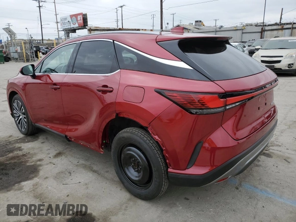 2023 Lexus RX with VIN JTJCHMAAXP2008011, listed as a Copart auction lot 54354375 with 12,571 mi miles and Salvage Title. Bid and sale history available at carsss.com. Image 2.