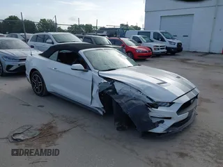 2018 Ford Mustang EcoBoost Premium with VIN 1FATP8UH4J5115153, listed as a IAAI auction lot 42498446 with 118,485 mi miles and . Bid and sale history available at DreamBid. Image 1.