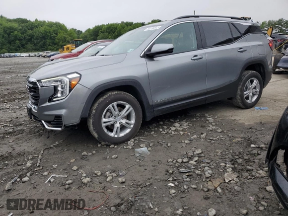 2023 GMC Terrain SLE with VIN 3GKALTEG6PL208923, listed as a Copart auction lot 60535645 with 18,225 mi miles and Salvage title. Bid and sale history available at DreamBid. Image 1.