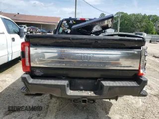 2024 Ford F-350 XL with VIN 1FT8W3BM1REC37101, listed as a Copart auction lot 56579605 with 34,858 mi miles and Salvage title. Bid and sale history available at DreamBid. Image 6.