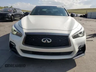 2020 Infiniti Q50 Luxe with VIN JN1EV7ARXLM254294, listed as a Copart auction lot 61596615 with 54,096 mi miles and Salvage title. Bid and sale history available at DreamBid. Image 5.