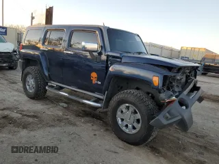 2008 Hummer H3 SUV with VIN 5GTEN13E688172138, listed as a Copart auction lot 82317664 with 124,834 mi miles and Salvage Title. Bid and sale history available at DreamBid. Image 4.
