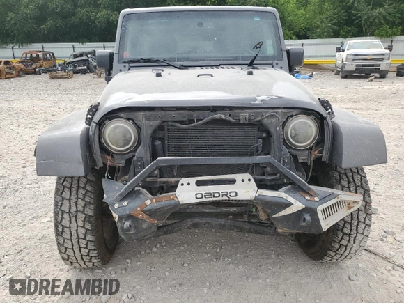 2016 Jeep Wrangler Unlimited Sahara with VIN 1C4BJWEGXGL264740, listed as a Copart auction lot 57225115 with 183,647 mi miles and Salvage title. Bid and sale history available at DreamBid. Image 5.