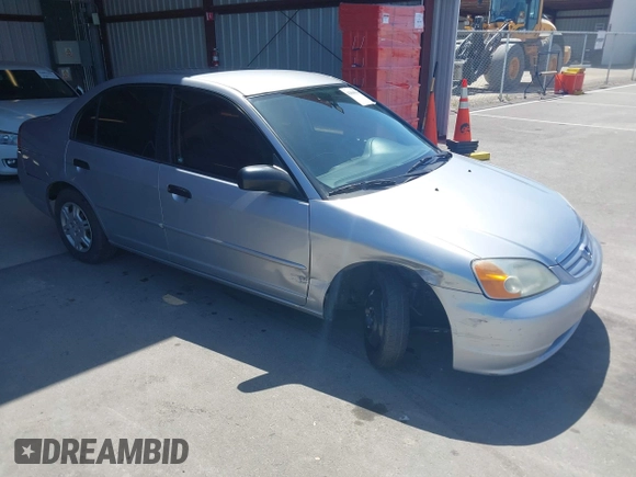 2001 Honda Civic LX with VIN 2HGES15541H585531, listed as a IAAI auction lot 42084501 with 229,328 mi miles. Bid and sale history available at carsss.com. Image 1.
