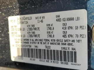 2007 Dodge Ram 2500 SLT with VIN 3D7KS28C07G747784, listed as a Copart auction lot 41335785 with 0 mi miles and Clean Title. Bid and sale history available at carsss.com. Image 15.