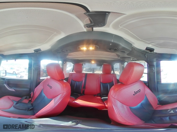 2013 Jeep Wrangler Unlimited Sahara with VIN 1C4BJWEG6DL698827, listed as a Copart auction lot 48284385 with 92,370 mi miles and Salvage Title. Bid and sale history available at carsss.com. Image 12.