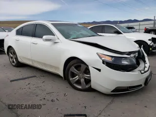 2012 Acura TL Tech Auto with VIN 19UUA9F57CA007811, listed as a Copart auction lot 50191885 with 73,550 mi miles and Salvage Title. Bid and sale history available at carsss.com. Image 4.