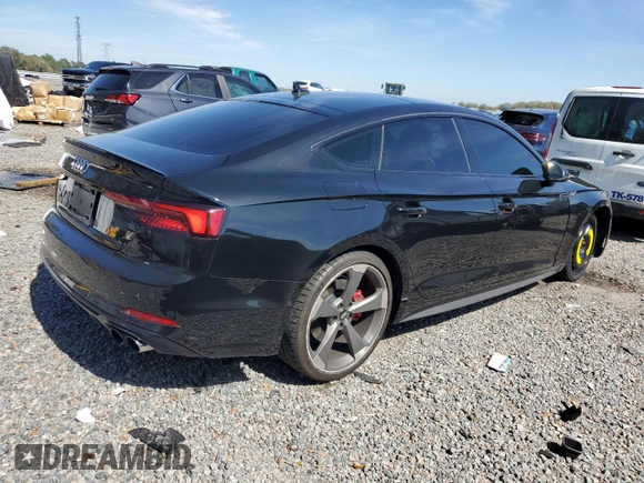 2019 Audi S5 Sportback Prestige z VIN WAUC4CF55KA005582, wystawiony jako Copart lot #47088405 z przebiegiem 32 074 mil mil oraz Szkoda całkowita • Salvage title. Historia ofert i sprzedaży dostępna na DreamBid. Obrazek 3.