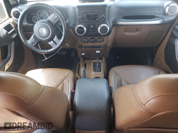 2014 Jeep Wrangler Unlimited Rubicon with VIN 1C4BJWFGXEL291187, listed as a Copart auction lot 54897675 with 227,478 mi miles and Salvage title. Bid and sale history available at DreamBid. Image 8.