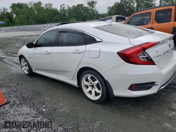 2020 Honda Civic Sedan EX with VIN 19XFC1F30LE010788, listed as a Copart auction lot 48169585 with 78,030 mi miles and Salvage Title. Bid and sale history available at carsss.com. Image 2.