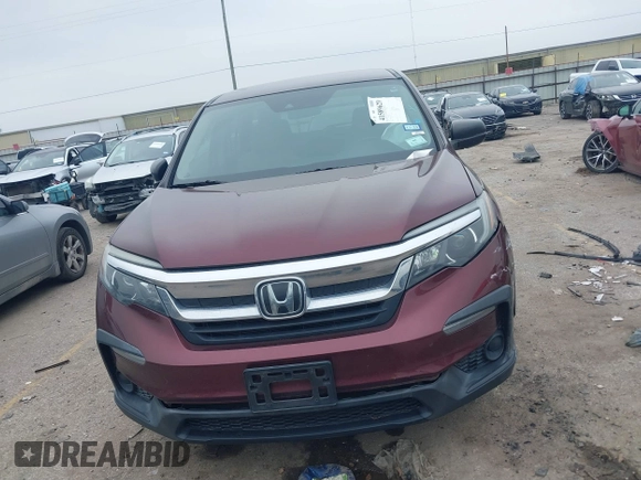 2019 Honda Pilot LX with VIN 5FNYF5H12KB023764, listed as a IAAI auction lot 41589629 with 66,879 mi miles. Bid and sale history available at carsss.com. Image 12.