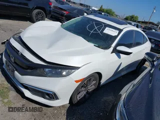 2020 Honda Civic EX-L with VIN 19XFC1F70LE203137, listed as a IAAI auction lot 42028424 with 87,011 mi miles and . Bid and sale history available at DreamBid. Image 2.