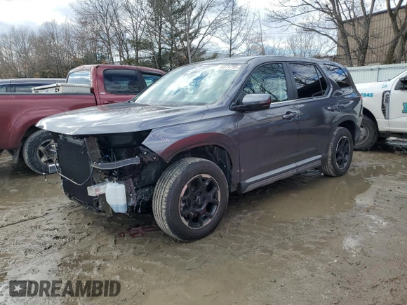 2025 Honda Pilot EX-L с VIN 5FNYG1H43SB049113, выставлен на аукционе Copart как лот 46674795 с пробегом 2 262 миль миль и Списание • Salvage title. История ставок и продаж доступна на DreamBid. Изображение 1.
