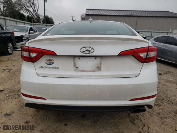 2017 Hyundai Sonata 2.4L with VIN 5NPE24AF1HH583896, listed as a Copart auction lot 48789575 with 127,197 mi miles and Salvage Title. Bid and sale history available at carsss.com. Image 6.
