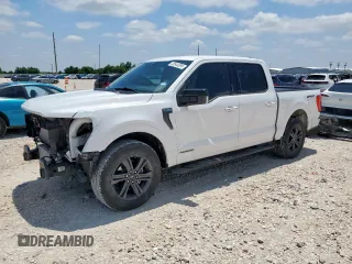 2023 Ford F-150 XL with VIN 1FTFW1CD8PFA72777, listed as a Copart auction lot 58545395 with 21,855 mi miles and Salvage title. Bid and sale history available at DreamBid. Image 1.