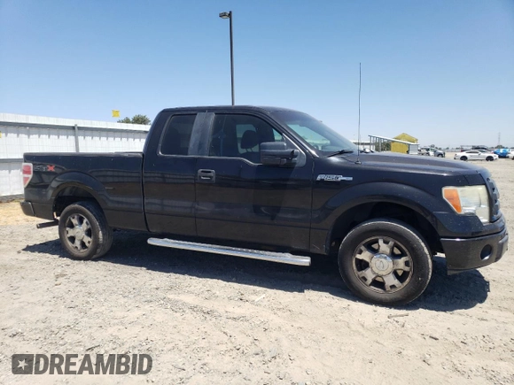 2010 Ford F-150 XL with VIN 1FTEX1CW5AKE07504, listed as a Copart auction lot 61187575 with 176,296 mi miles and Salvage title. Bid and sale history available at DreamBid. Image 4.