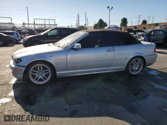 2005 BMW 3 Series 330Ci with VIN WBABW53485PL52340, listed as a Copart auction lot 70461414 with 123,269 mi miles and Salvage Title. Bid and sale history available at carsss.com. Image 1.