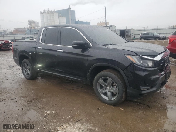 2021 Honda Ridgeline RTL-E with VIN 5FPYK3F70MB021965, listed as a Copart auction lot 43346265 with 71,686 mi miles and Salvage Title. Bid and sale history available at carsss.com. Image 4.