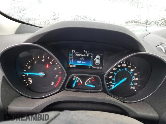 2013 Ford Escape SE with VIN 1FMCU9G95DUD26512, listed as a Copart auction lot 81114764 with 90,428 mi miles and Salvage Title. Bid and sale history available at DreamBid. Image 9.