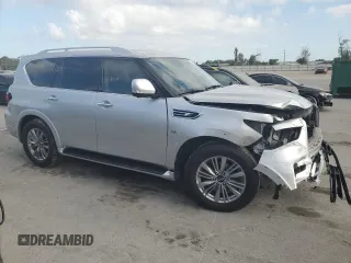 2020 Infiniti QX80 Luxe z VIN JN8AZ2NFXL9704925, wystawiony jako Copart lot #55505095 z przebiegiem 67 041 mil mil oraz Nie do naprawy • Non repairable. Historia ofert i sprzedaży dostępna na DreamBid. Obrazek 4.