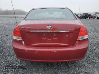 2009 Kia Spectra SX with VIN KNAFE221895648213, listed as a Copart auction lot 85082664 with 241,644 mi miles and Salvage Title. Bid and sale history available at carsss.com. Image 6.