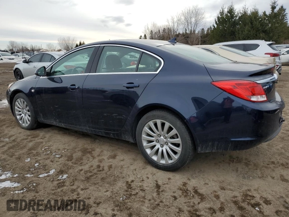 2011 Buick Regal CXL RL2 with VIN 2G4GP5EC1B9174738, listed as a Copart auction lot 45486125 with 51,169 mi miles and Salvage title. Bid and sale history available at DreamBid. Image 2.