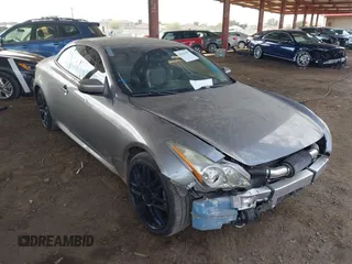 2009 Infiniti G37 with VIN JNKCV66E59M724338, listed as a IAAI auction lot 41433397 with 131,008 mi miles and . Bid and sale history available at DreamBid. Image 1.