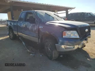 2005 Ford F-150 XLT with VIN 1FTPX14545KD24649, listed as a Copart auction lot 46359215 with 0 mi miles and Salvage Title. Bid and sale history available at carsss.com. Image 4.