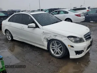 2014 Mercedes-Benz C-Class C 300 Sport with VIN WDDGF8AB8EG250876, listed as a Copart auction lot 47061165 with 211,142 mi miles and Clean Title. Bid and sale history available at carsss.com. Image 4.