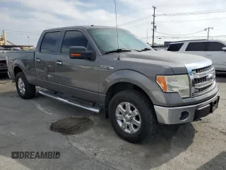 2013 Ford F-150 XL with VIN 1FTFW1EF5DFD98000, listed as a Copart auction lot 53516905 with 292,000 mi miles and Salvage title. Bid and sale history available at DreamBid. Image 4.