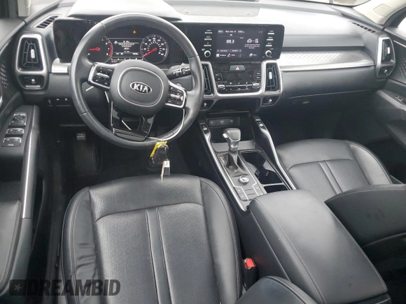 2021 Kia Sorento S with VIN 5XYRL4LC5MG059427, listed as a Copart auction lot 44182975 with 44,288 mi miles and Salvage Title. Bid and sale history available at DreamBid. Image 8.