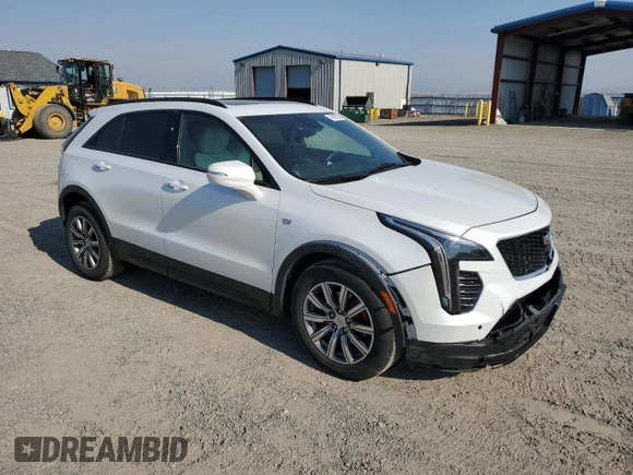 2021 Cadillac XT4 AWD Sport with VIN 1GYFZFR43MF032608, listed as a Copart auction lot 74906524 with 55,751 mi miles and Salvage title. Bid and sale history available at DreamBid. Image 4.