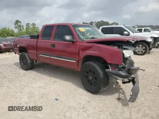 2004 Chevrolet Silverado 1500 LS with VIN 2GCEC19V141177507, listed as a Copart auction lot 55254955 with Not Provided miles and Salvage Title. Bid and sale history available at DreamBid. Image 4.