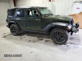 2022 Jeep Wrangler Unlimited Sport S with VIN 1C4HJXDN2NW132471, listed as a Copart auction lot 72798144 with 39,106 mi miles and Non Repairable. Bid and sale history available at carsss.com. Image 4.