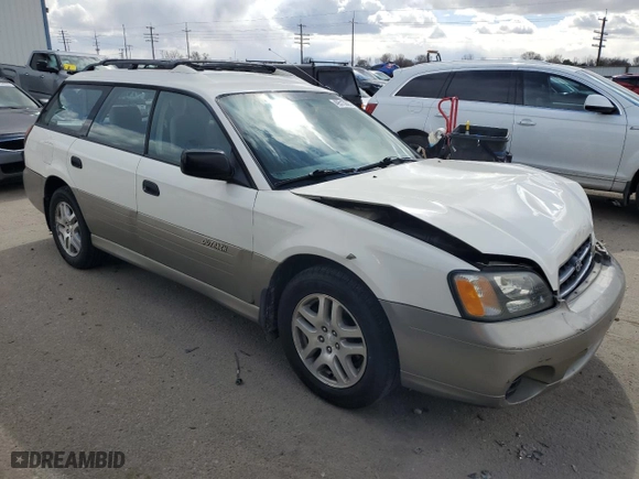 2001 Subaru Legacy Wagon Outback w/RB Equip with VIN 4S3BH665217678037, listed as a Copart auction lot 49513005 with 193,477 mi miles and Salvage Title. Bid and sale history available at carsss.com. Image 4.