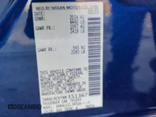 2022 Nissan Altima 2.0 SR with VIN 1N4AL4CV7NN351367, listed as a Copart auction lot 78664884 with 61,418 mi miles and Salvage Title. Bid and sale history available at carsss.com. Image 12.