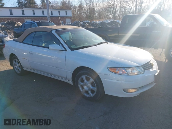 2002 Toyota Solara SE with VIN 2T1FF28P22C600209, listed as a IAAI auction lot 41633969 with 127,368 mi miles and . Bid and sale history available at DreamBid. Image 1.