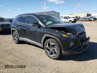 2024 Hyundai Tucson with VIN KM8JDDD27RU145565, listed as a Copart auction lot 75625264 with 16,357 mi miles and Salvage title. Bid and sale history available at DreamBid. Image 4.