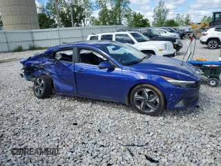 2023 Hyundai Elantra Limited z VIN KMHLN4AJ8PU061673, wystawiony jako Copart lot #57756205 z przebiegiem 40 103 mil mil oraz Nie do naprawy • Non repairable. Historia ofert i sprzedaży dostępna na DreamBid. Obrazek 4.