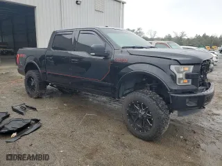 2016 Ford F-150 XLT with VIN 1FTEW1EF6GFC96902, listed as a Copart auction lot 46652035 with 49,814 mi miles and Salvage Title. Bid and sale history available at carsss.com. Image 4.