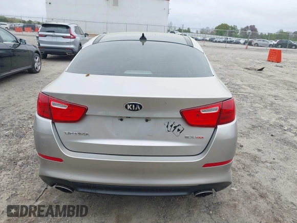 2015 Kia Optima EX with VIN 5XXGN4A76FG409159, listed as a IAAI auction lot 41937814 with 120,641 mi miles. Bid and sale history available at carsss.com. Image 17.