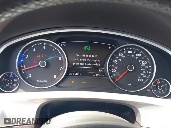 2012 Volkswagen Touareg Sport with VIN WVGEF9BP1CD008717, listed as a IAAI auction lot 42120641 with 211,580 mi miles and . Bid and sale history available at DreamBid. Image 7.