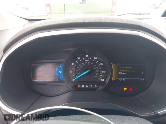 2019 Ford Edge Titanium with VIN 2FMPK4K92KBB89260, listed as a IAAI auction lot 41885743 with 80,001 mi miles. Bid and sale history available at carsss.com. Image 7.