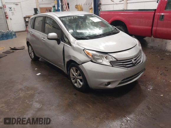 2014 Nissan Note S Plus with VIN 3N1CE2CPXEL373899, listed as a IAAI auction lot 41341879 with 127,880 mi miles and . Bid and sale history available at DreamBid. Image 1.