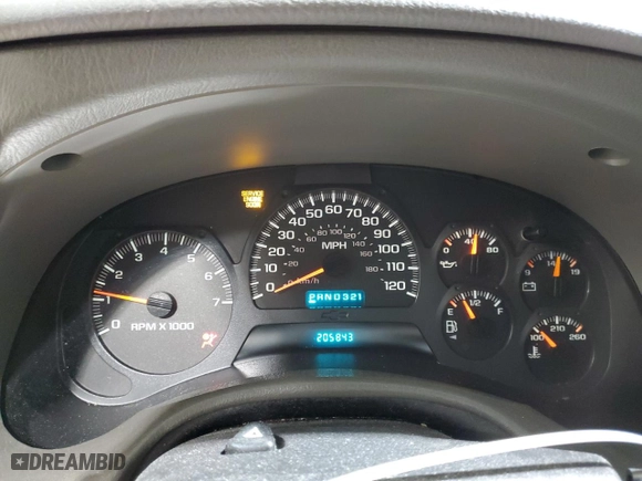 2004 Chevrolet TrailBlazer LS with VIN 1GNDT13S442158239, listed as a Copart auction lot 49351445 with 205,843 mi miles and Salvage Title. Bid and sale history available at carsss.com. Image 9.