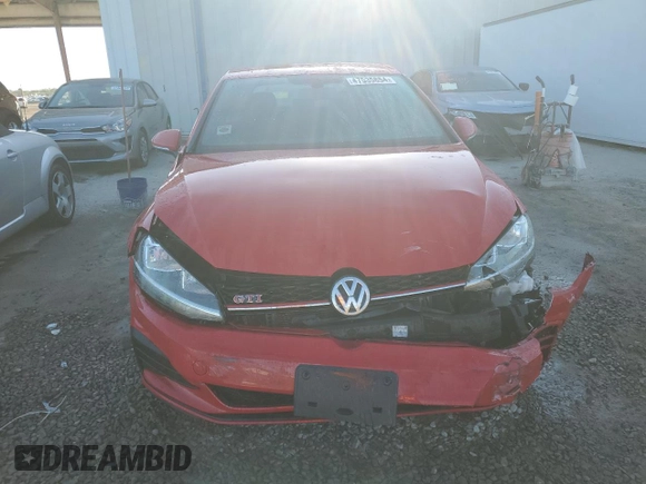 2020 Volkswagen Golf GTI S with VIN 3VW6T7AU5LM008038, listed as a Copart auction lot 47535854 with 33,692 mi miles. Bid and sale history available at carsss.com. Image 5.