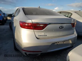 2017 Kia Cadenza Premium with VIN KNALB4J16H5049057, listed as a Copart auction lot 76202044 with 74,617 mi miles and Salvage Title. Bid and sale history available at carsss.com. Image 6.