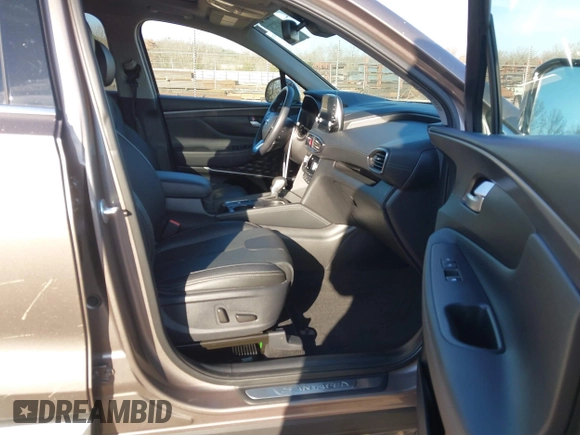 2019 Hyundai Santa Fe Ultimate with VIN 5NMS53AA3KH026730, listed as a IAAI auction lot 41432797 with 23,573 mi miles. Bid and sale history available at carsss.com. Image 5.