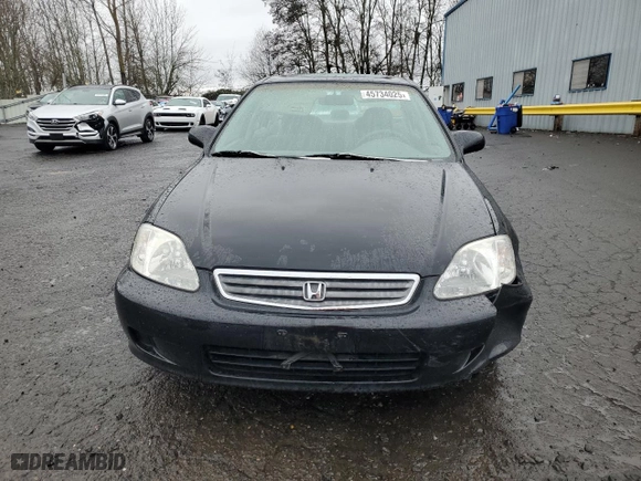 1999 Honda Civic EX with VIN 2HGEJ8644XH541829, listed as a Copart auction lot 45734025 with 129,960 mi miles and Salvage Title. Bid and sale history available at carsss.com. Image 5.